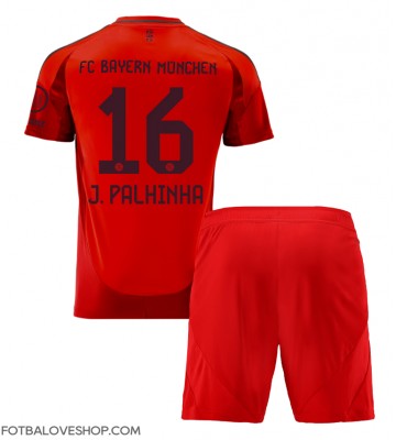 Bayern Munich Joao Palhinha #16 Dětské Domácí Dres 2024-25 Krátký Rukáv (+ trenýrky)